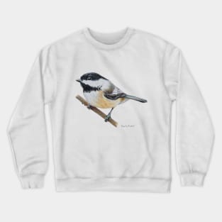 Chickadee drawing 5 Crewneck Sweatshirt